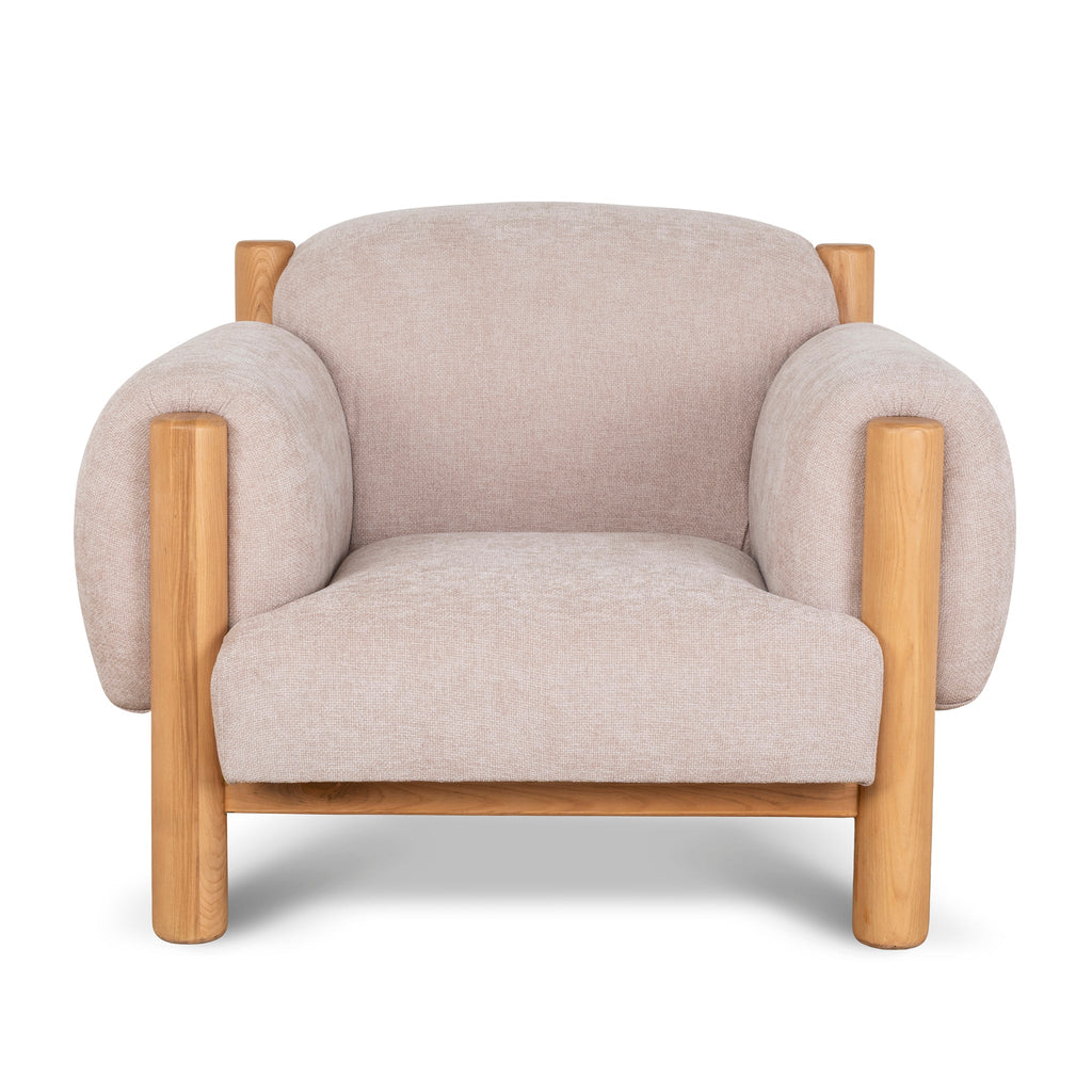 Natural Armchair - Nicki Blush