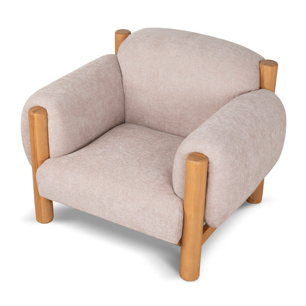 Natural Armchair - Nicki Blush