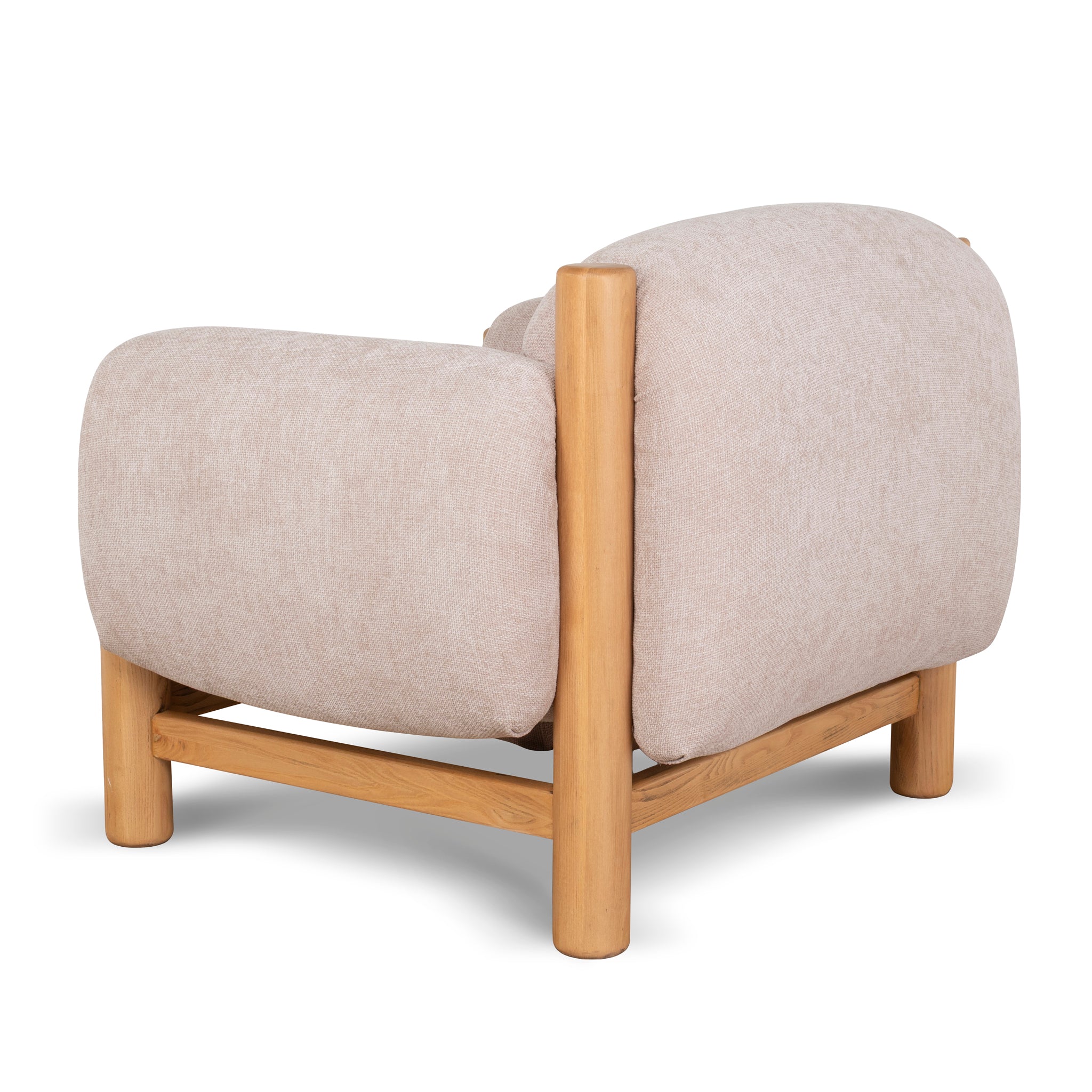 Natural Armchair - Nicki Blush