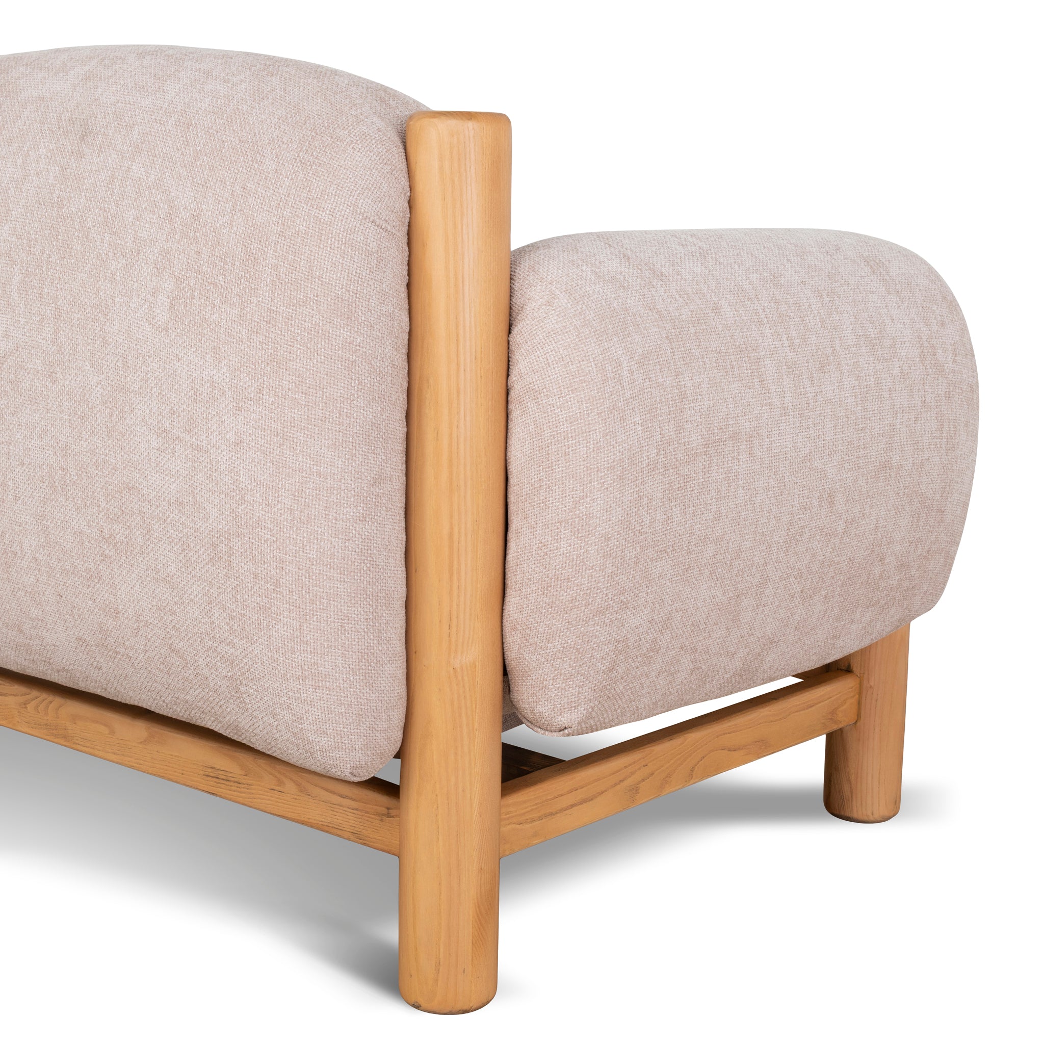 Natural Armchair - Nicki Blush