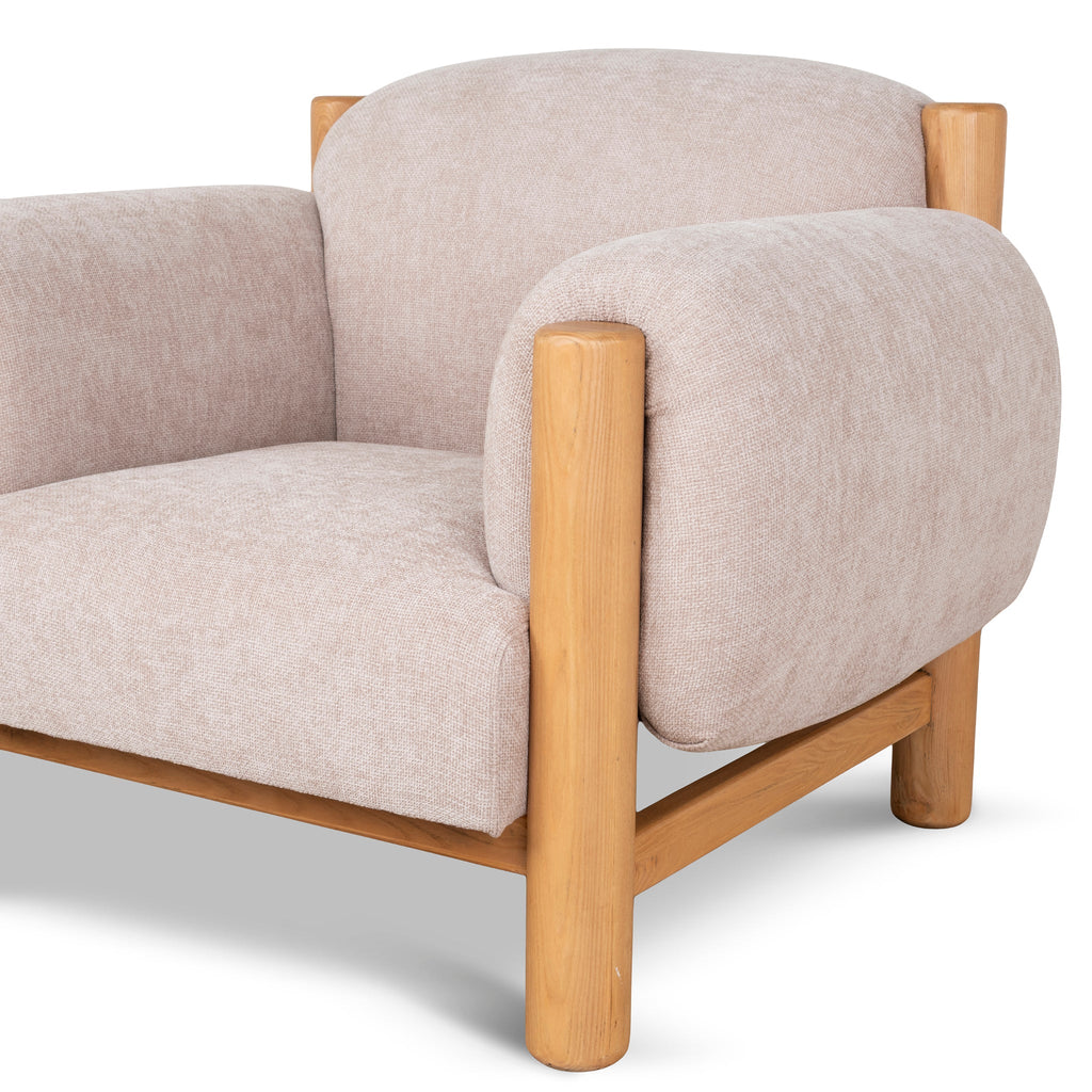 Natural Armchair - Nicki Blush