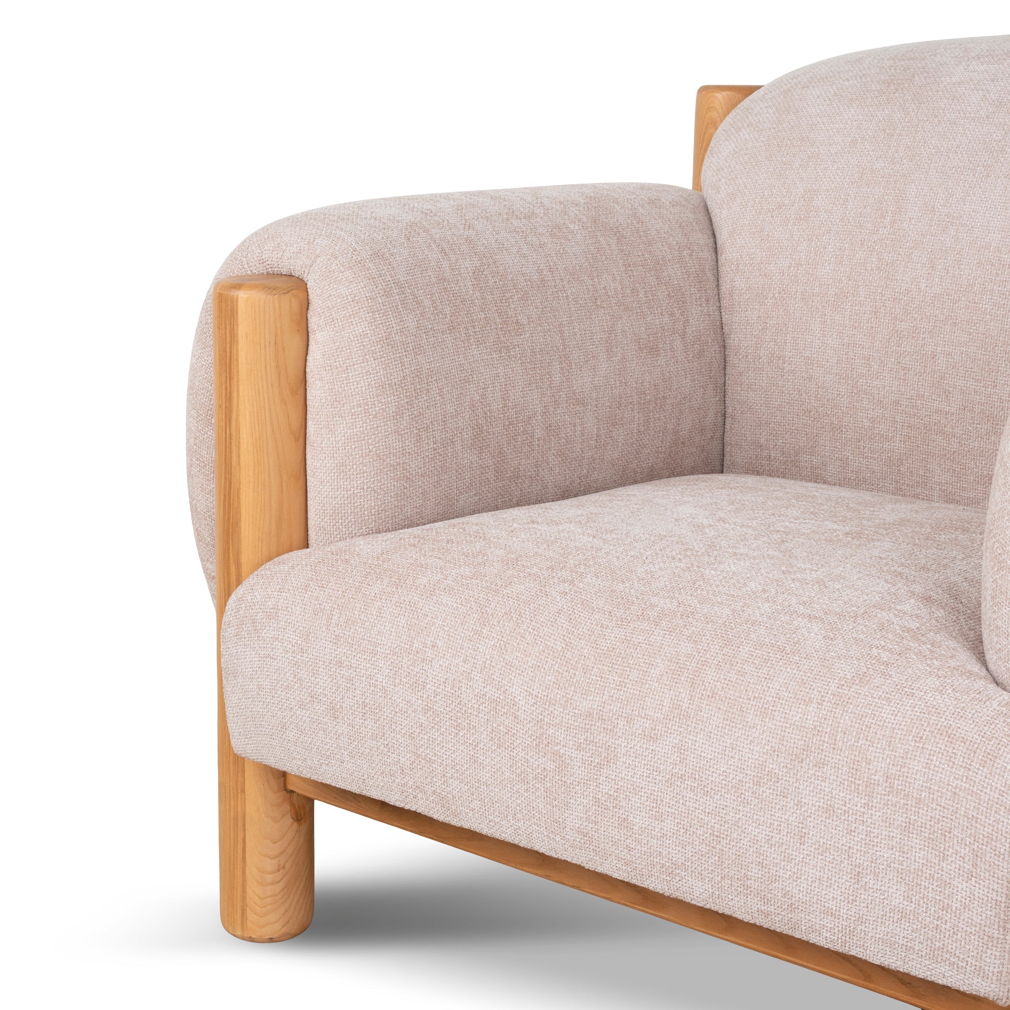 Natural Armchair - Nicki Blush