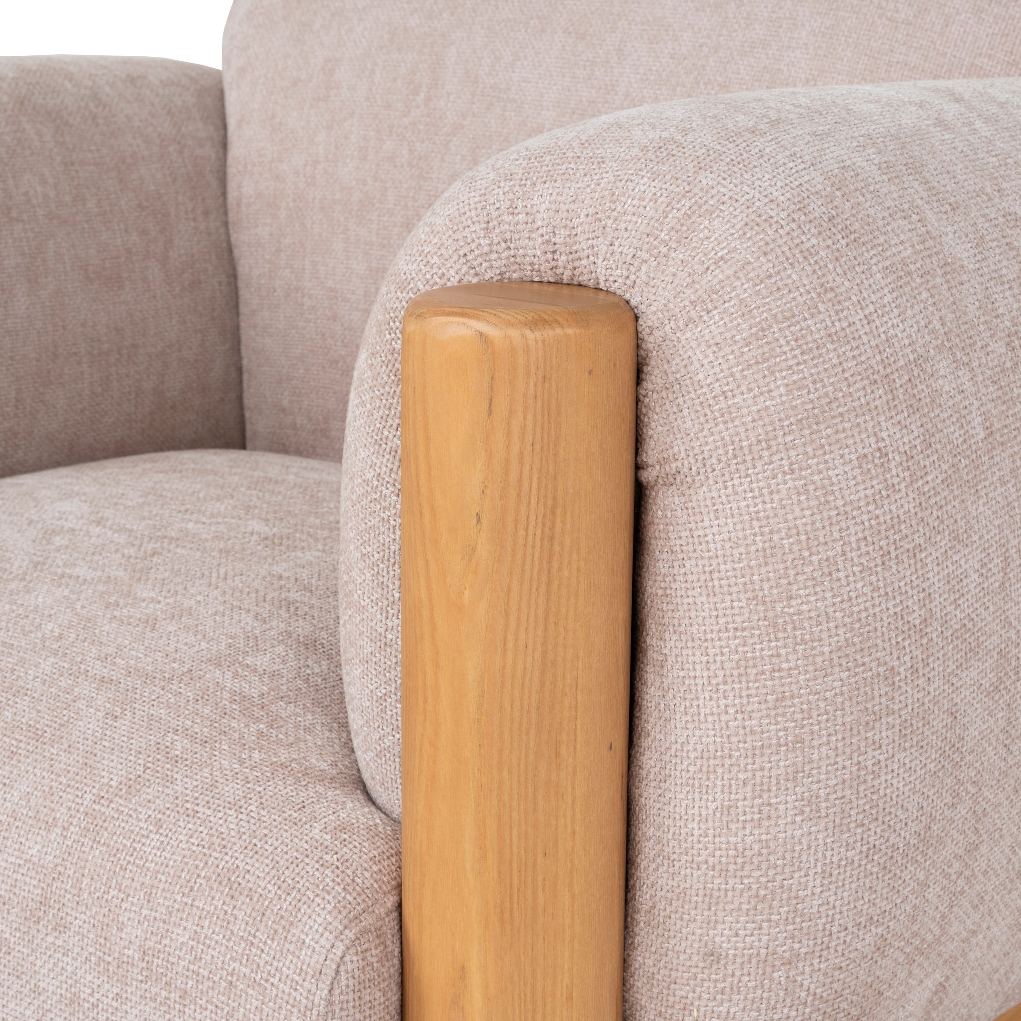 Natural Armchair - Nicki Blush