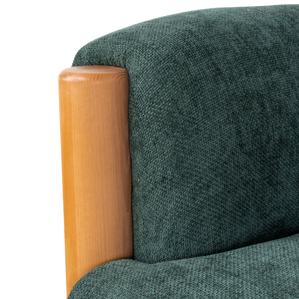 Natural Armchair - Bush Green
