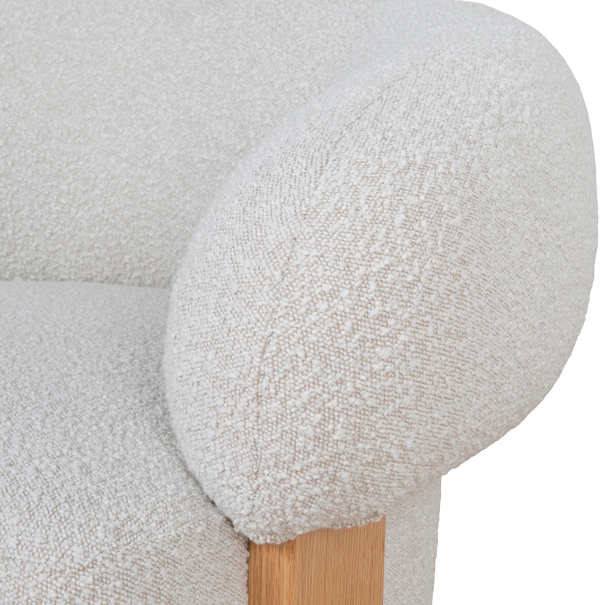 Armchair - Off White Boucle