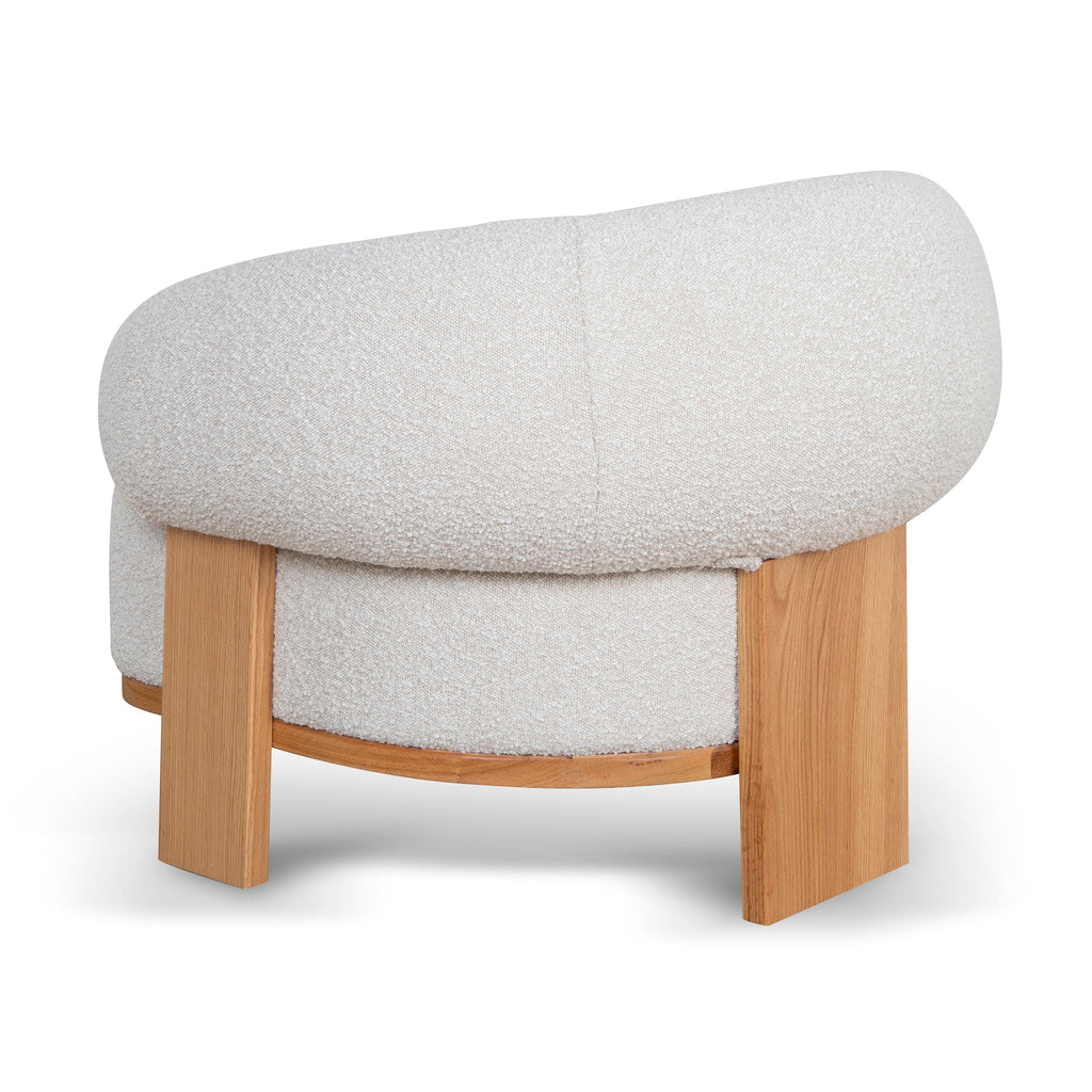 Armchair - Off White Boucle