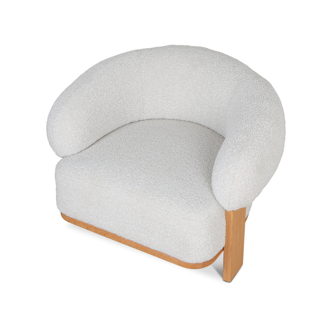 Armchair - Off White Boucle