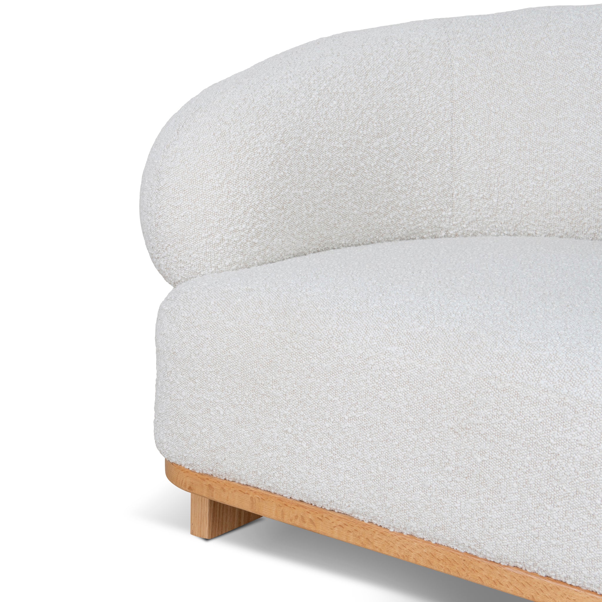Armchair - Off White Boucle