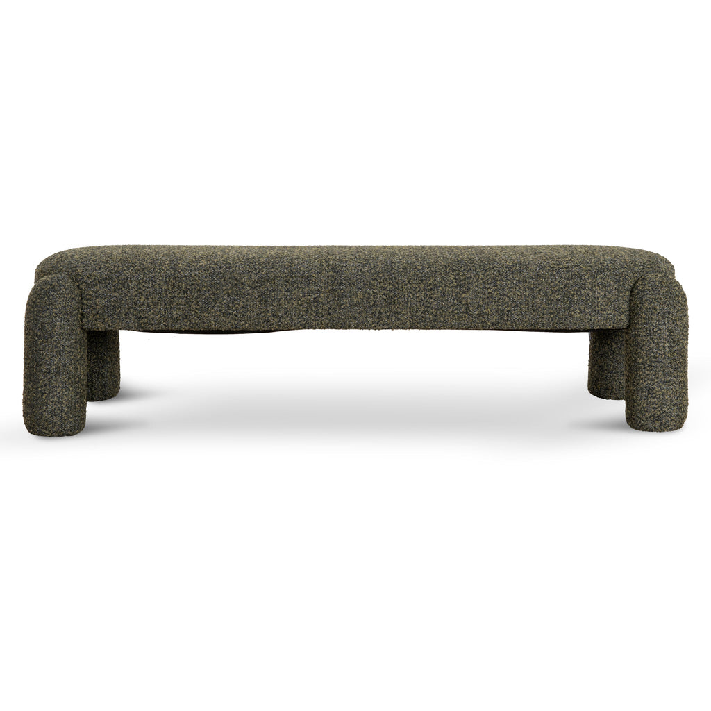 Long Firenze Ottoman- Basil Green