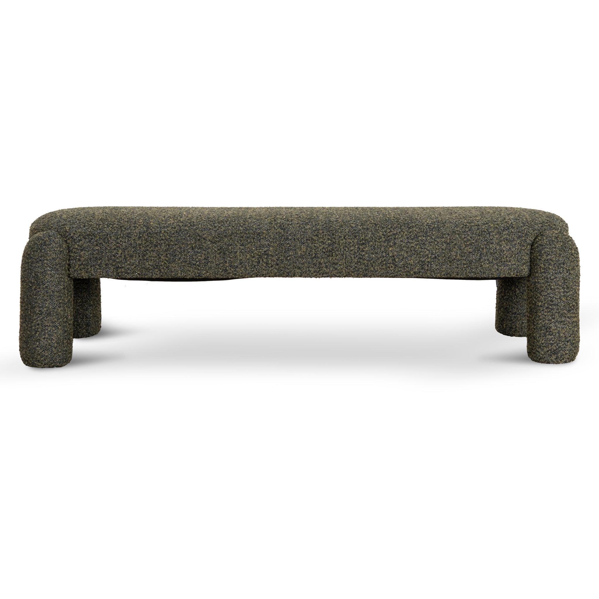 Long Firenze Ottoman- Basil Green