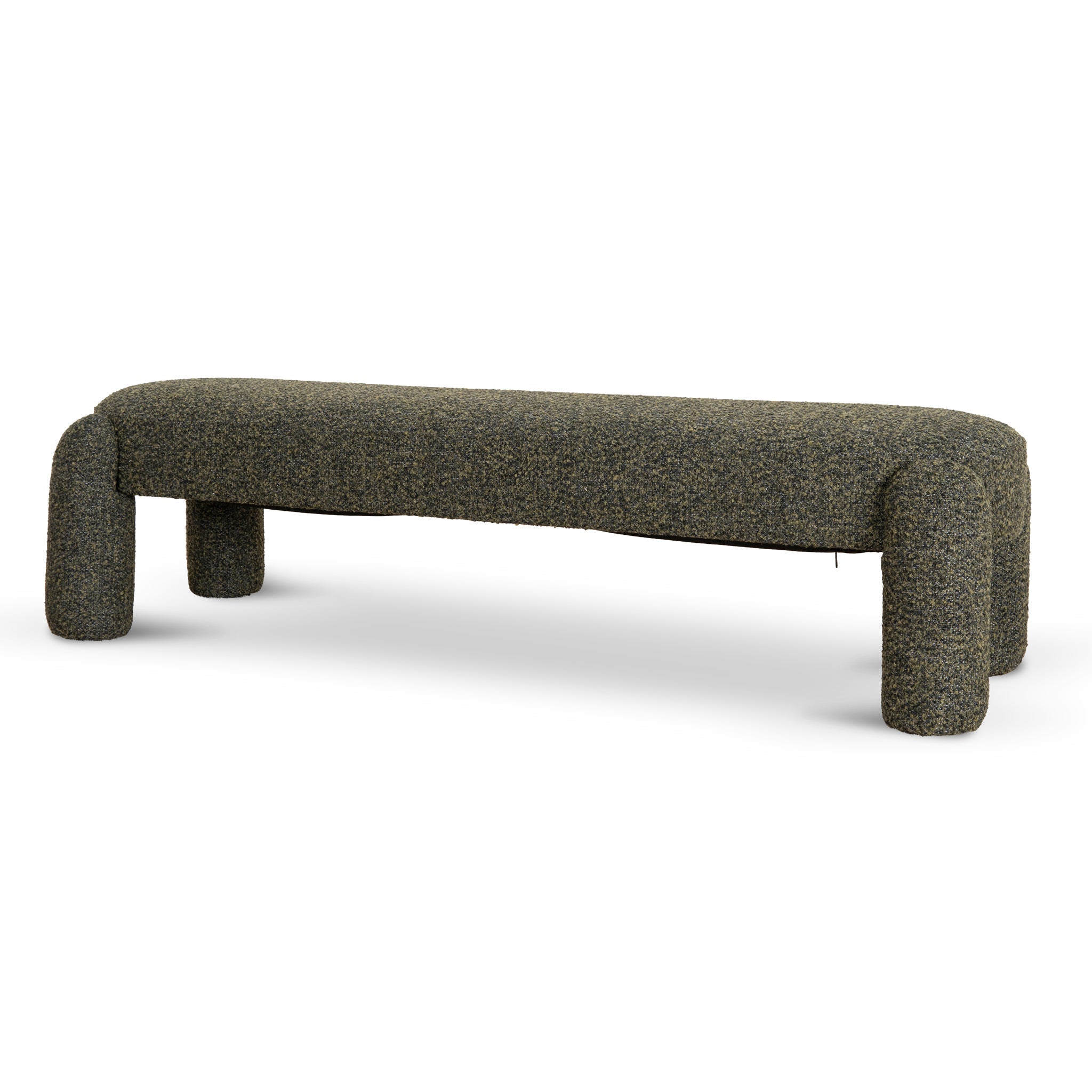 Long Firenze Ottoman- Basil Green
