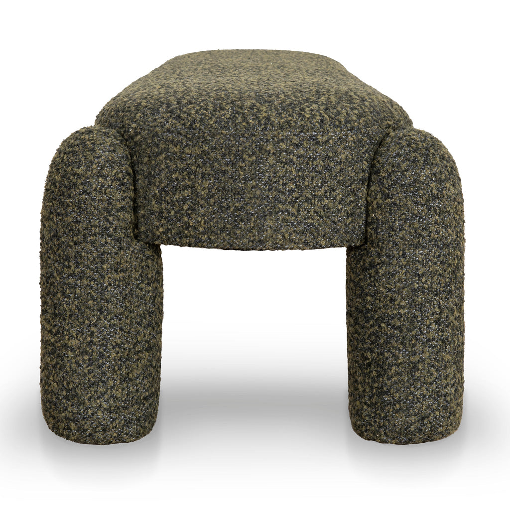 Long Firenze Ottoman- Basil Green