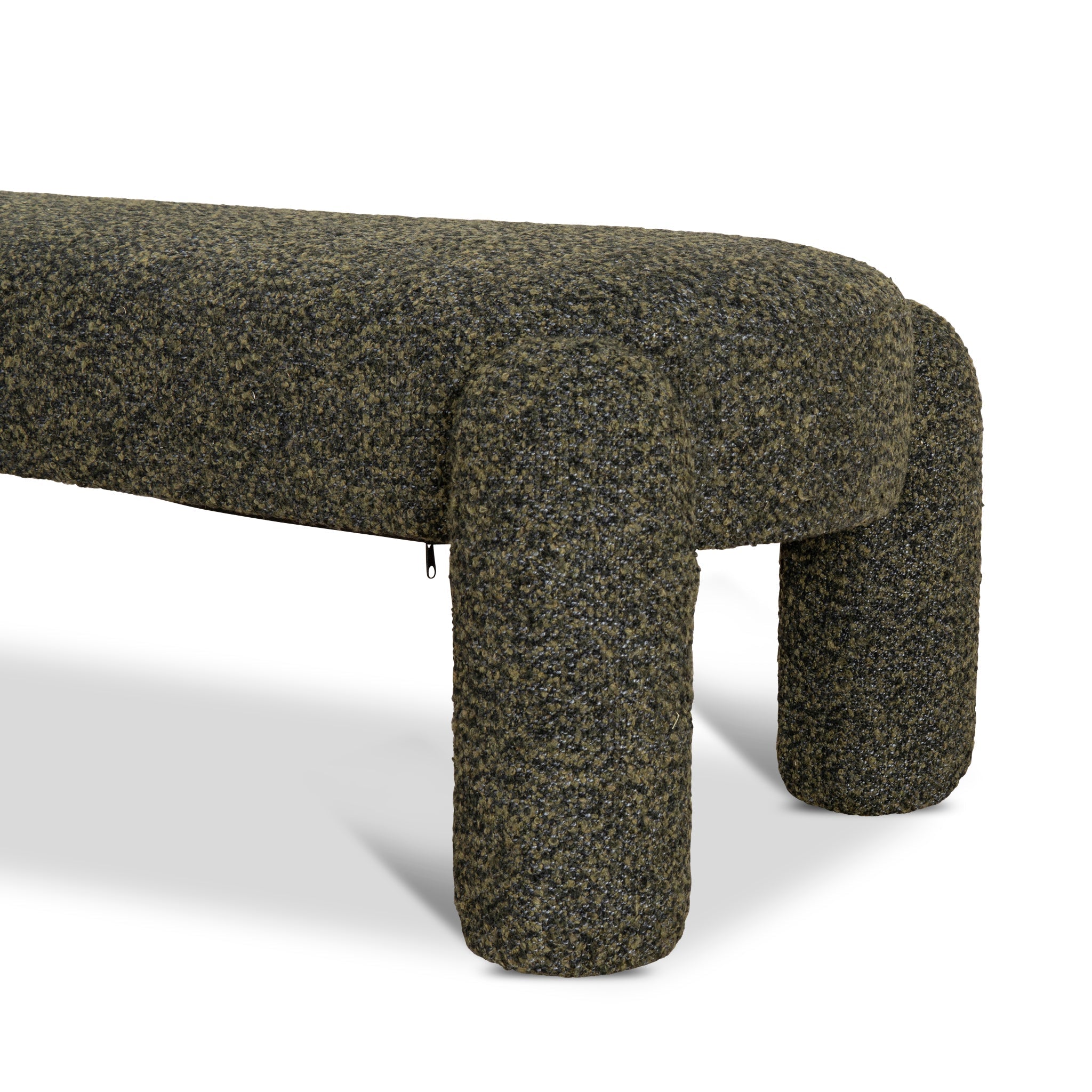 Long Firenze Ottoman- Basil Green