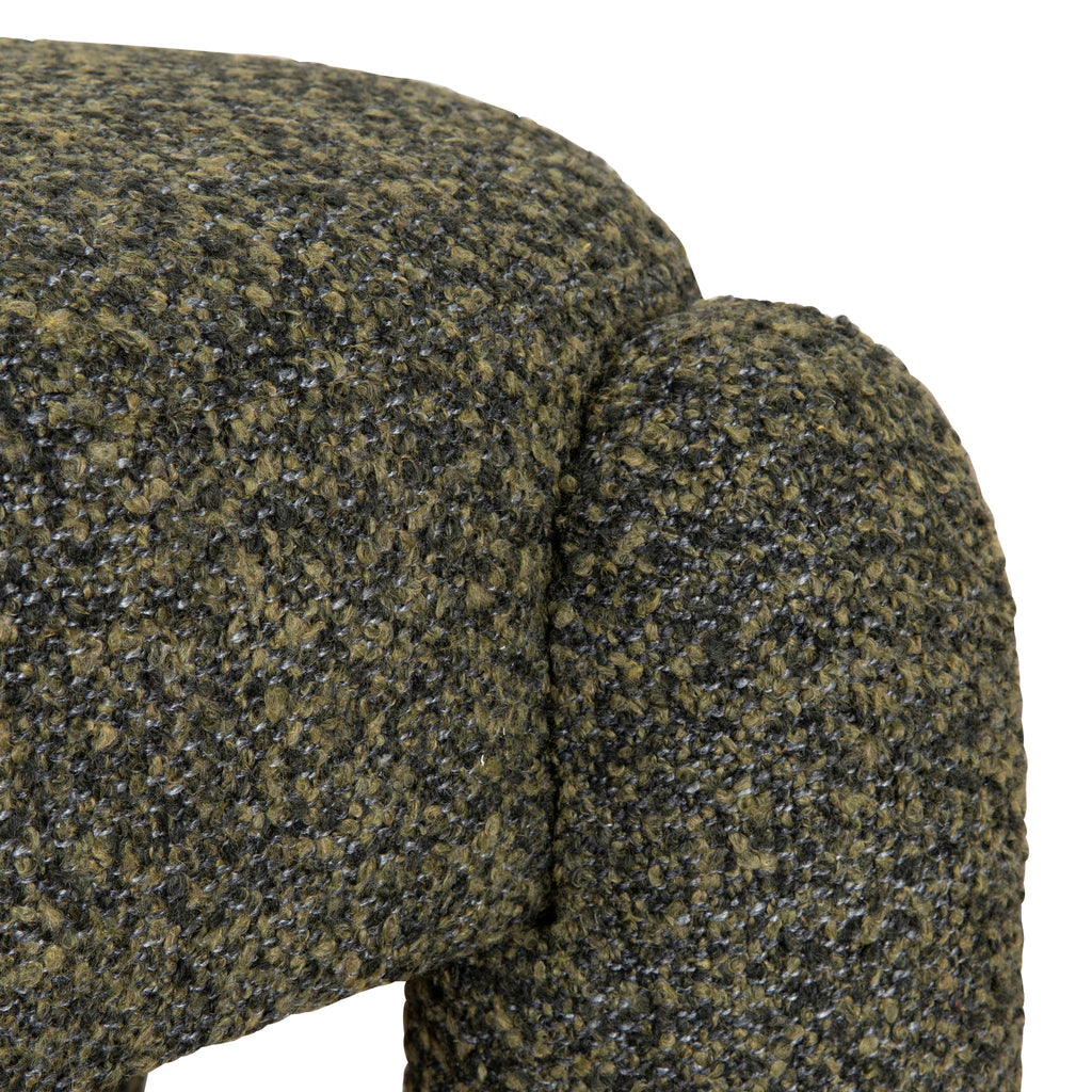 Long Firenze Ottoman- Basil Green