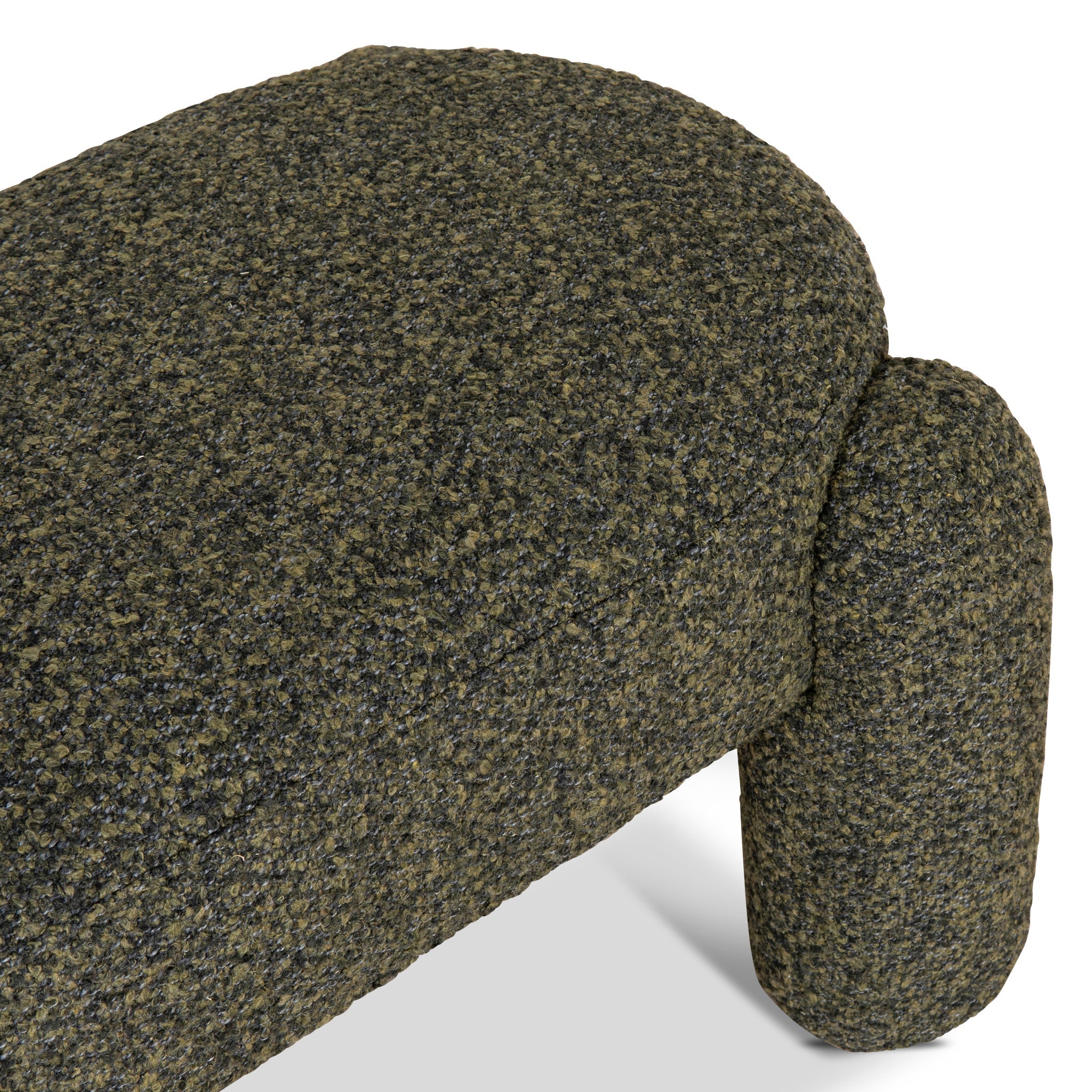 Long Firenze Ottoman- Basil Green