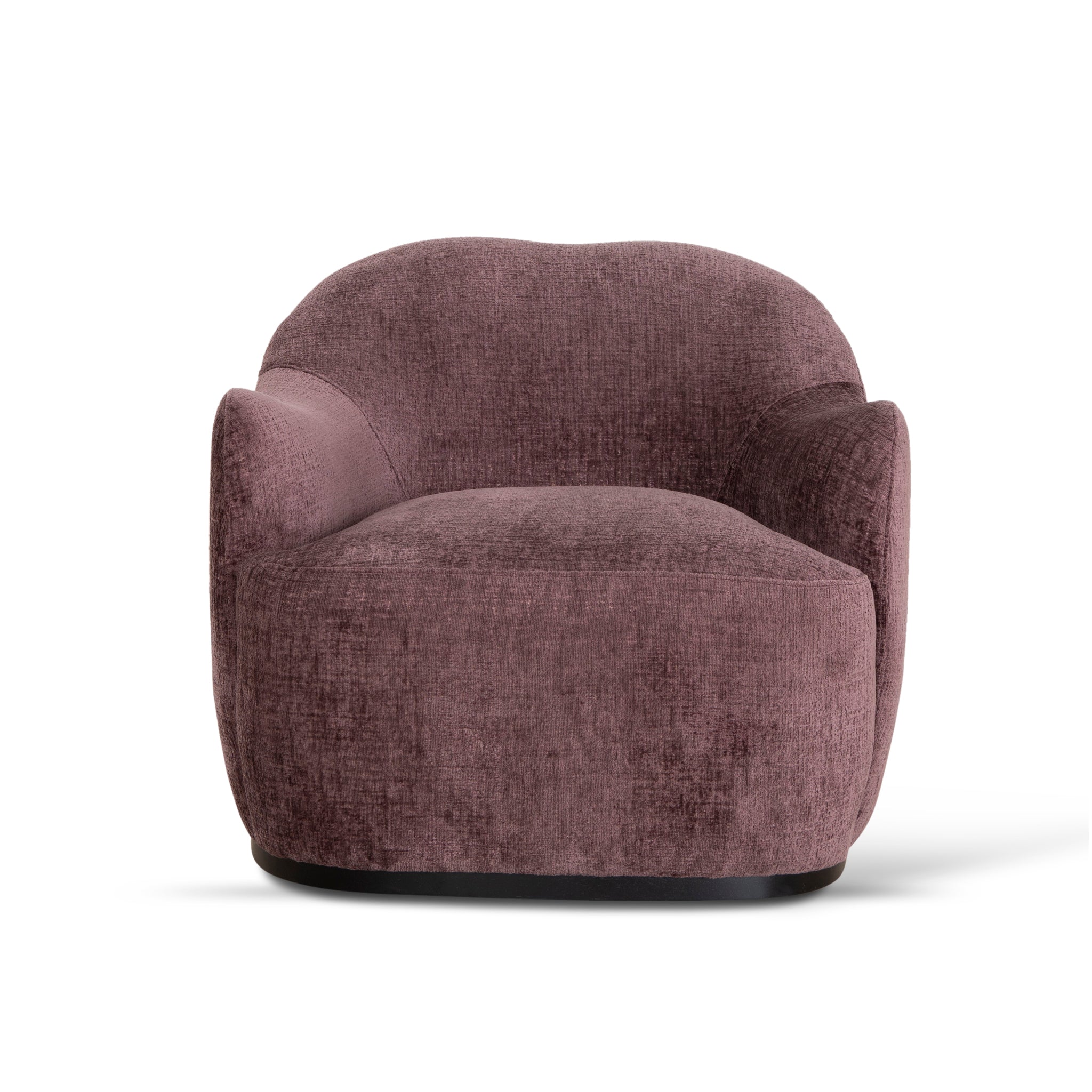 Fabric Armchair - Plum