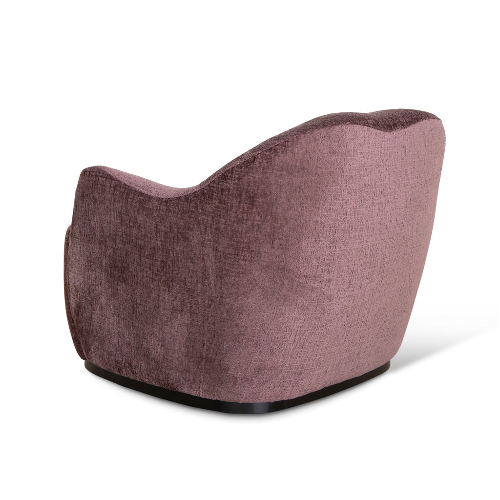 Fabric Armchair - Plum