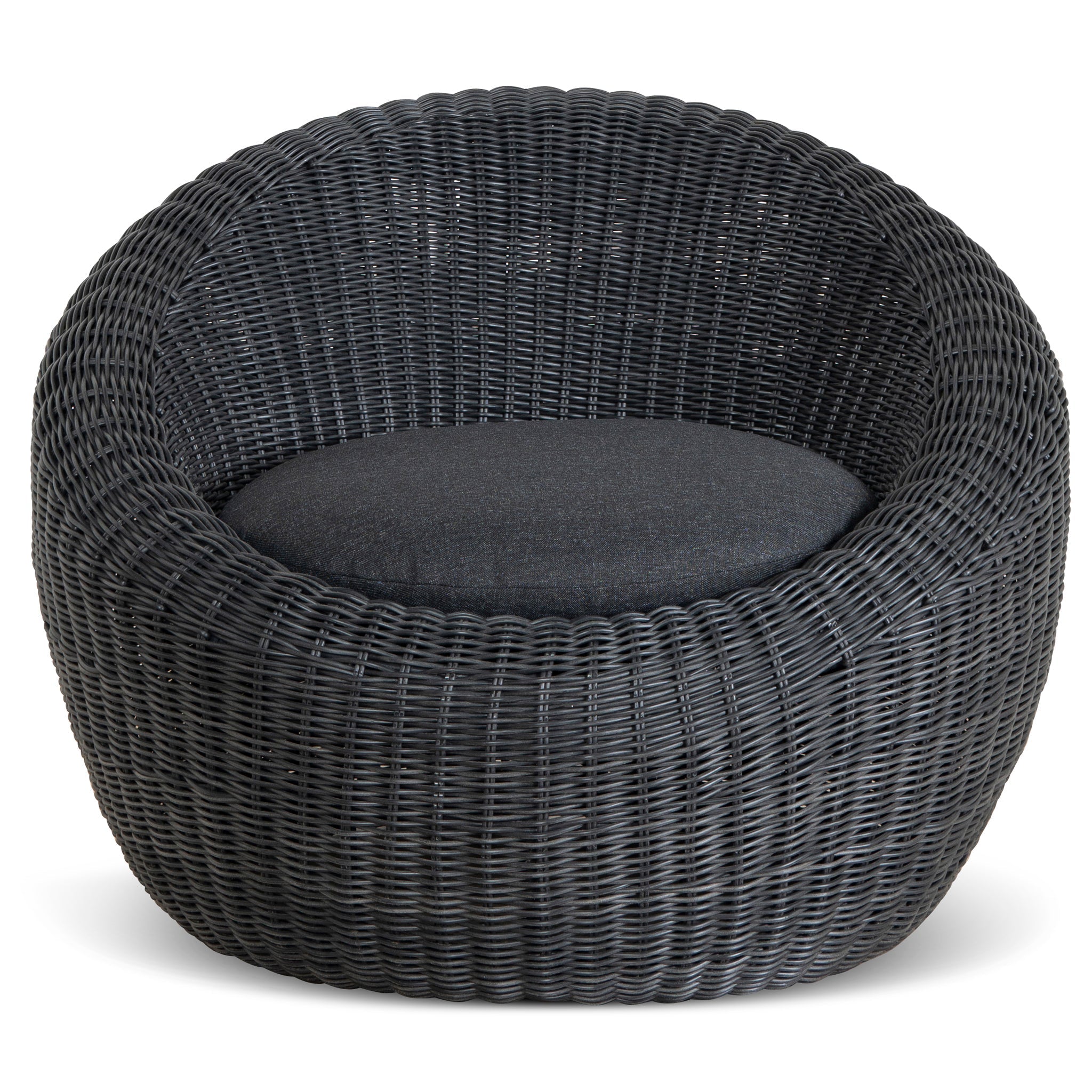 Ravello Outdoor Lounge Chair - Full Black