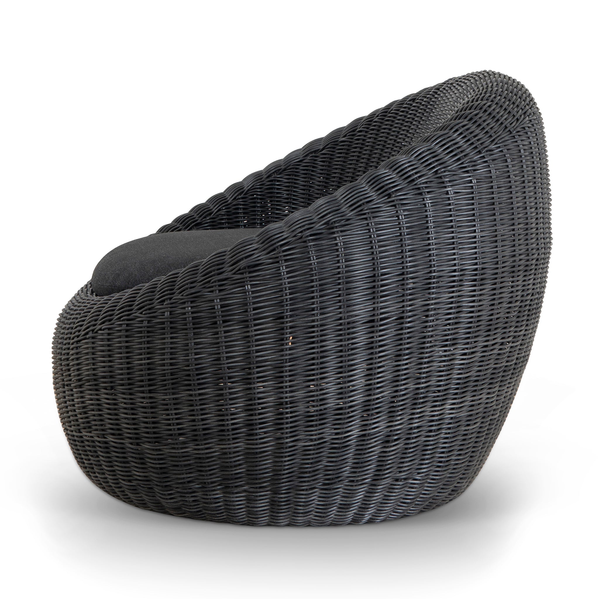 Ravello Outdoor Lounge Chair - Full Black