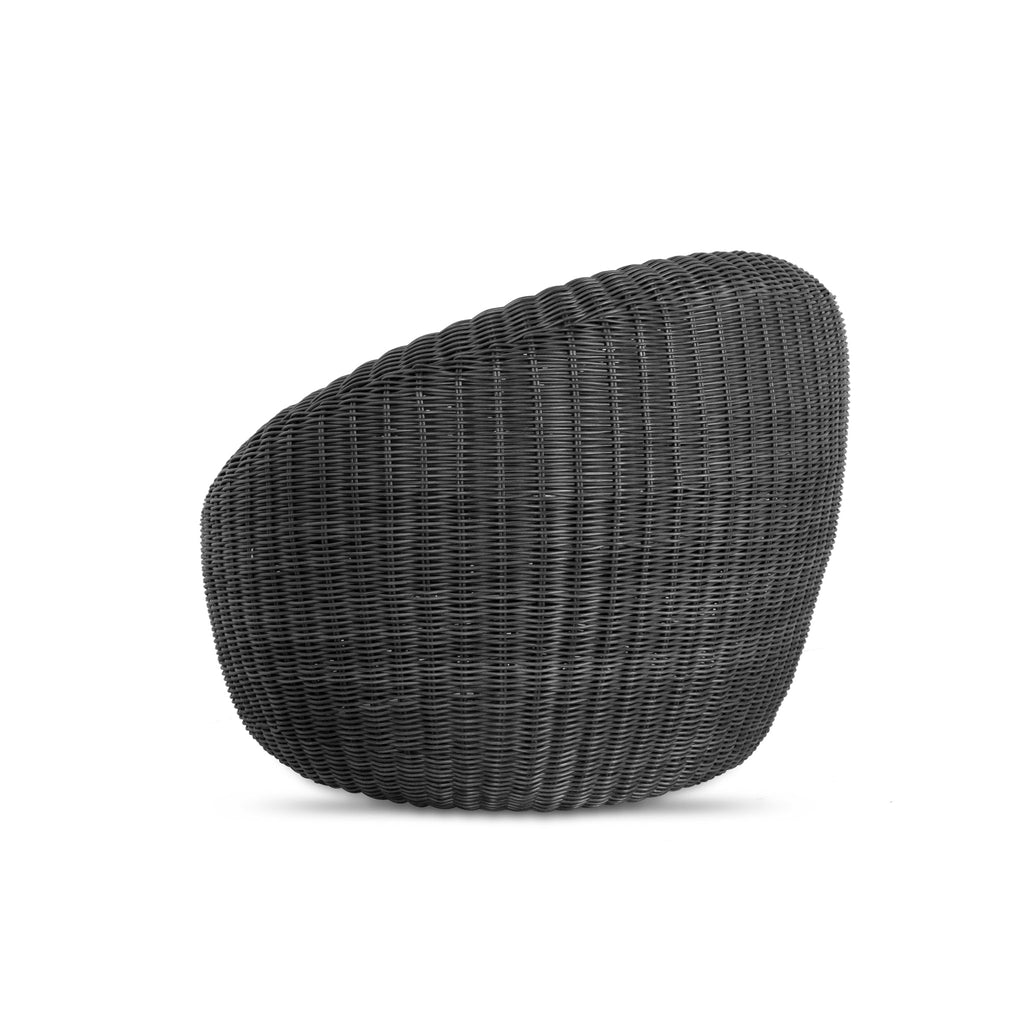 Ravello Outdoor Lounge Chair - Full Black