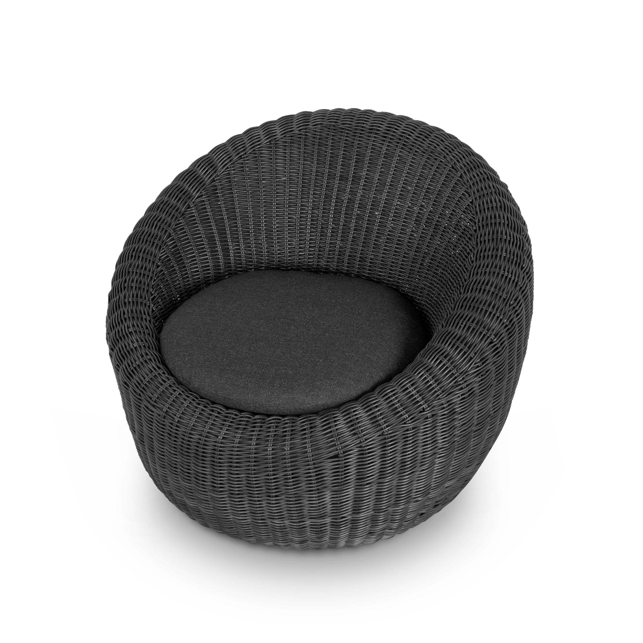 Ravello Outdoor Lounge Chair - Full Black