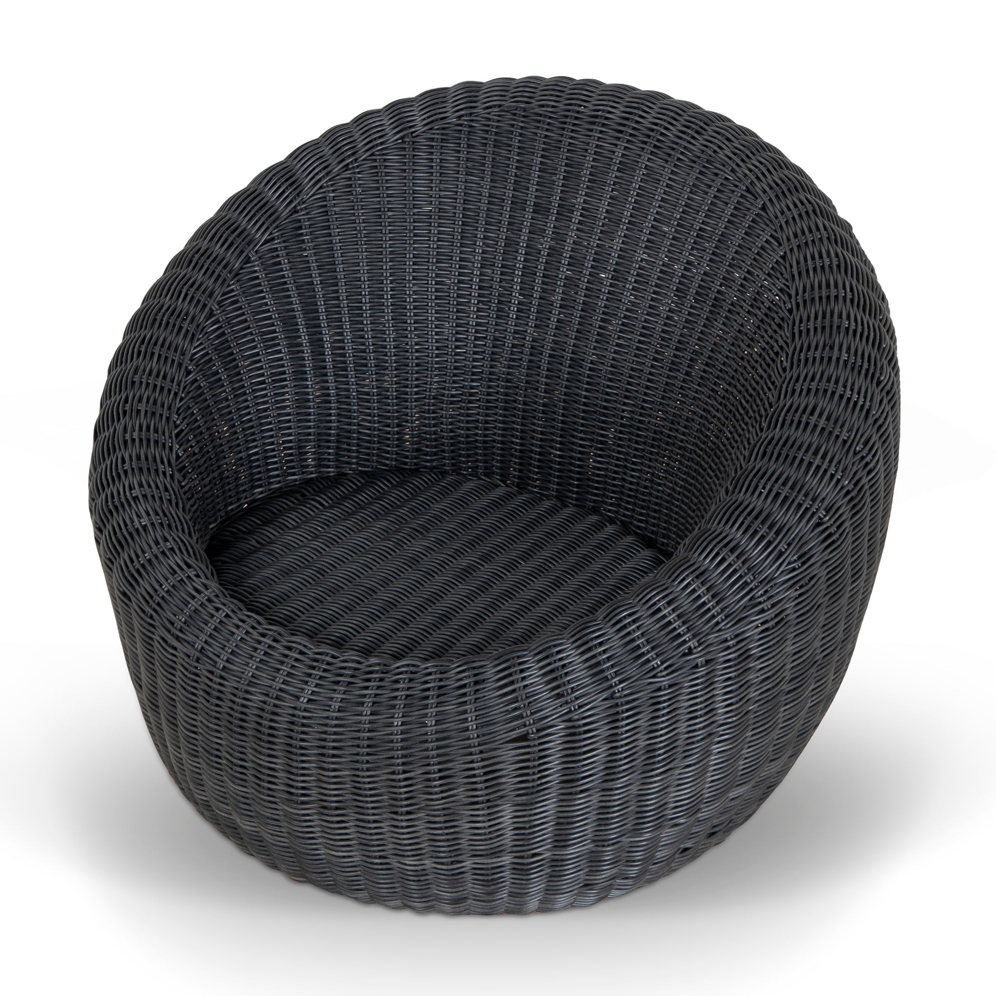 Ravello Outdoor Lounge Chair - Full Black