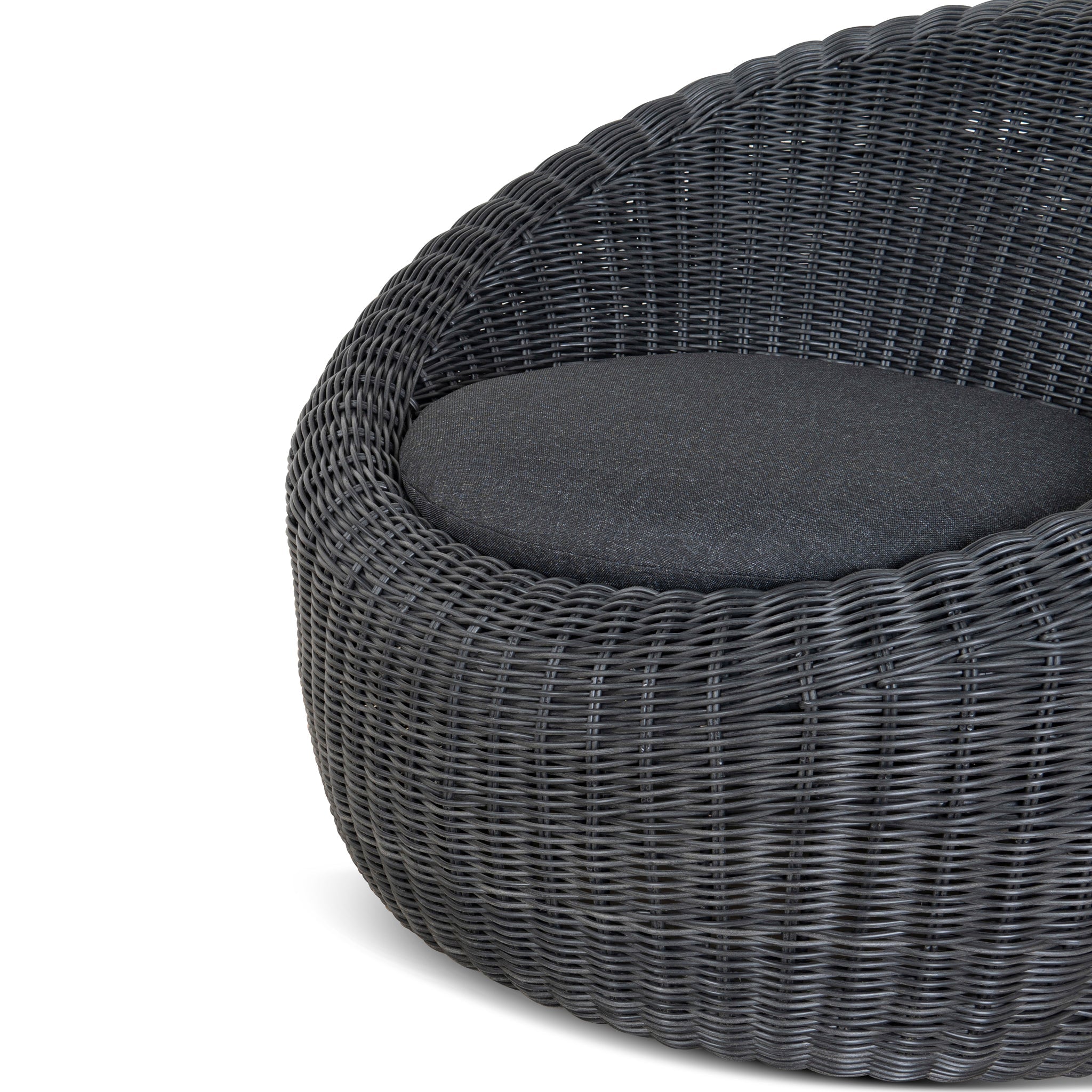 Ravello Outdoor Lounge Chair - Full Black