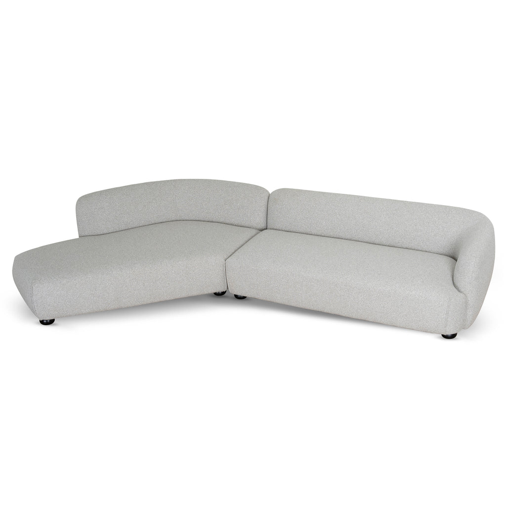 3 Seater Left Chaise Sofa - Clay Grey