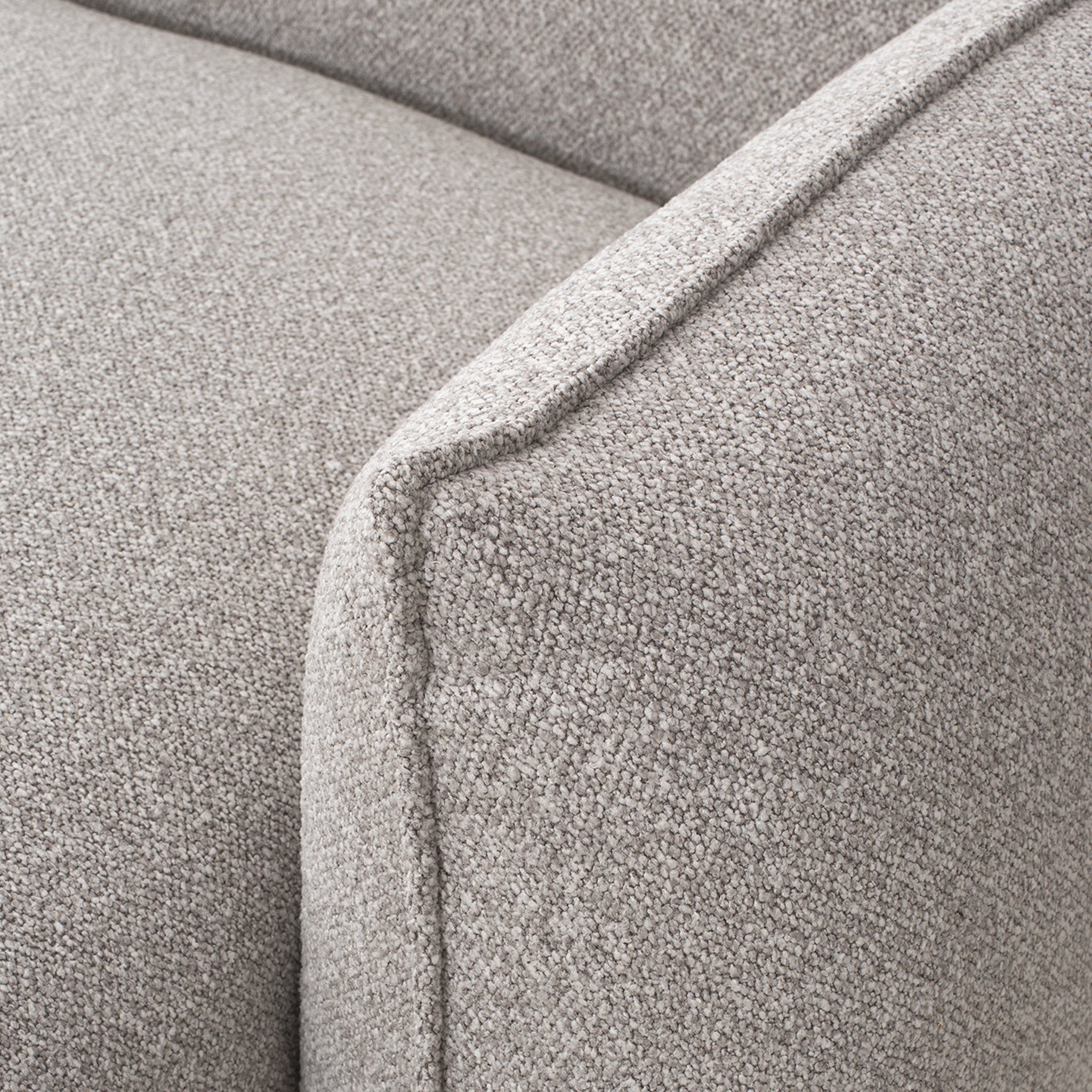 3 Seater Right Chaise Sofa - Clay Grey