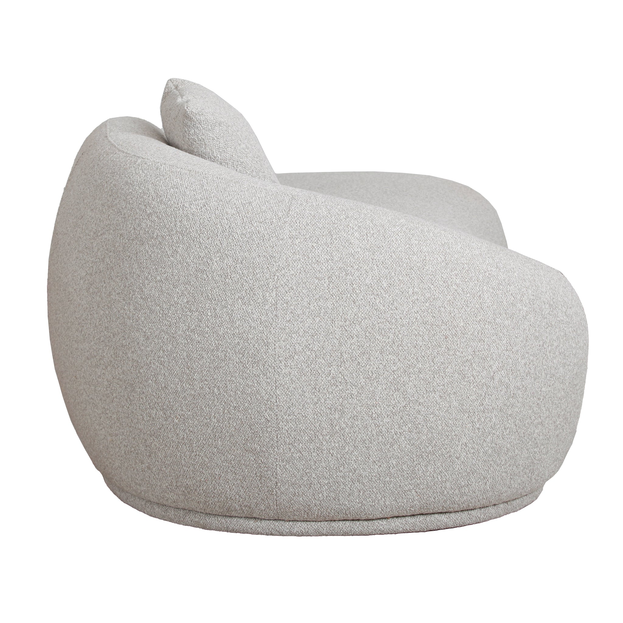 3 Seater Fabric Sofa - Clay Grey