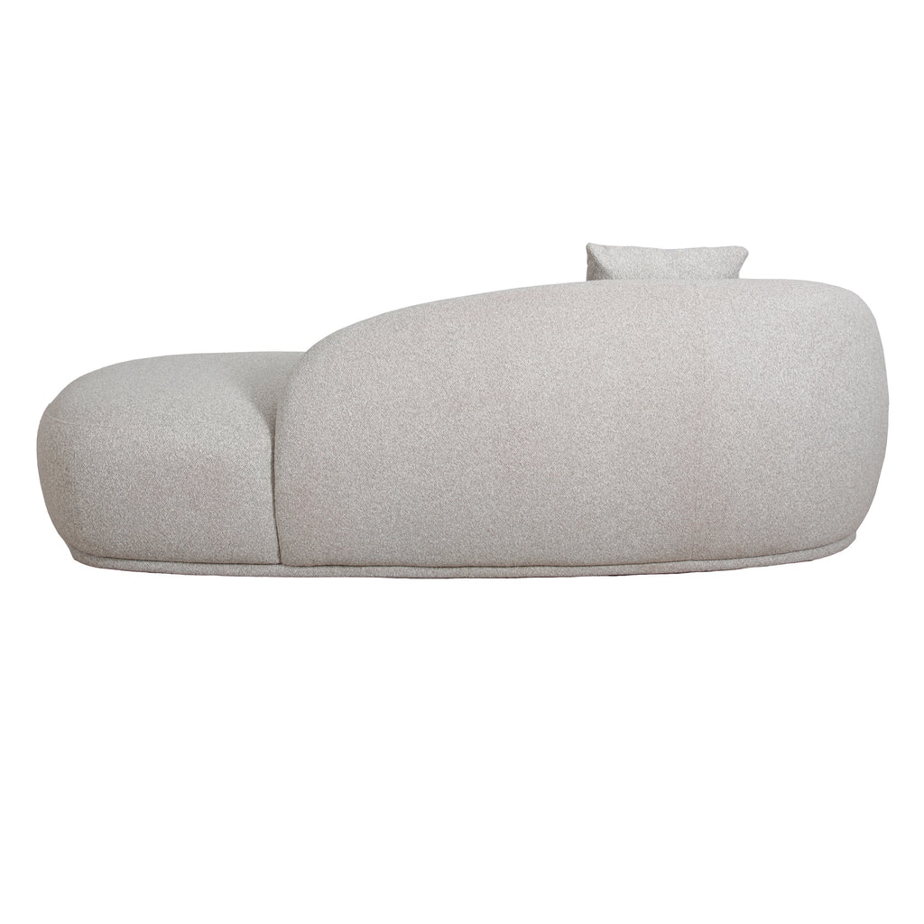 3 Seater Fabric Sofa - Clay Grey