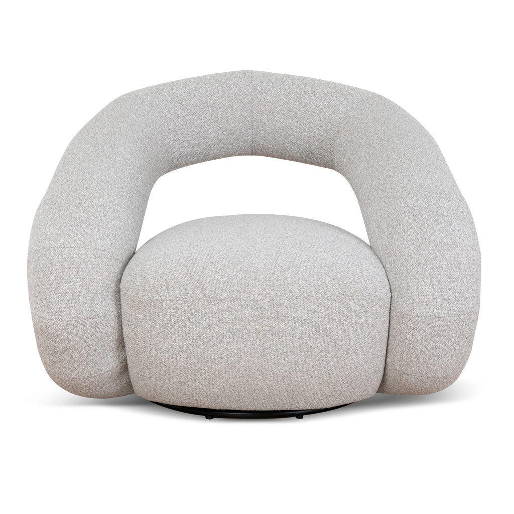 Swivel Armchair - Clay Grey