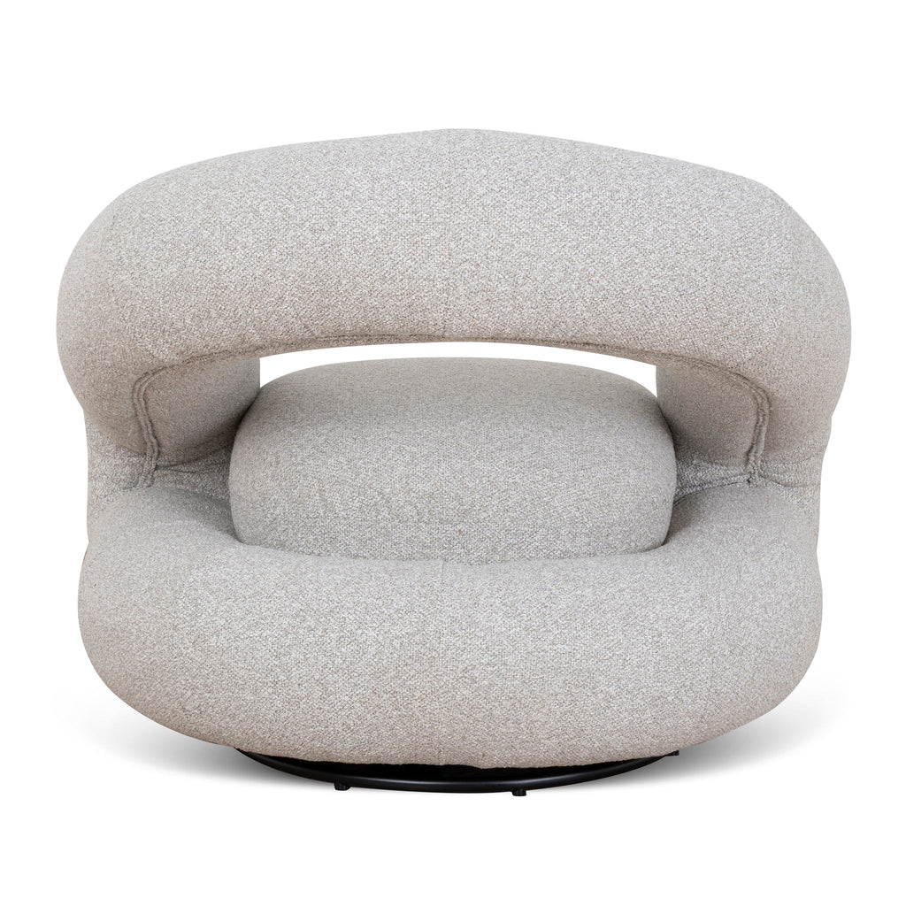 Swivel Armchair - Clay Grey