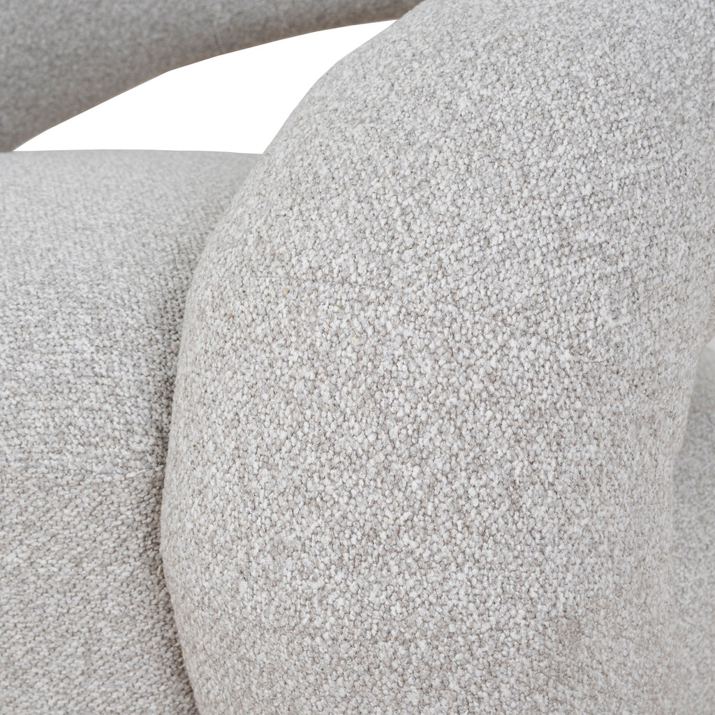 Swivel Armchair - Clay Grey
