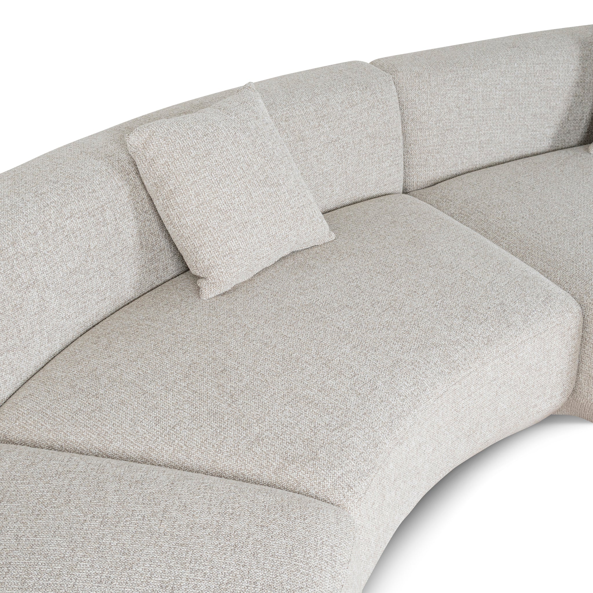 Modular Left Chaise Sofa - Milan Beige