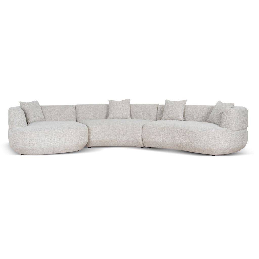 Modular Left Chaise Sofa - Milan Beige