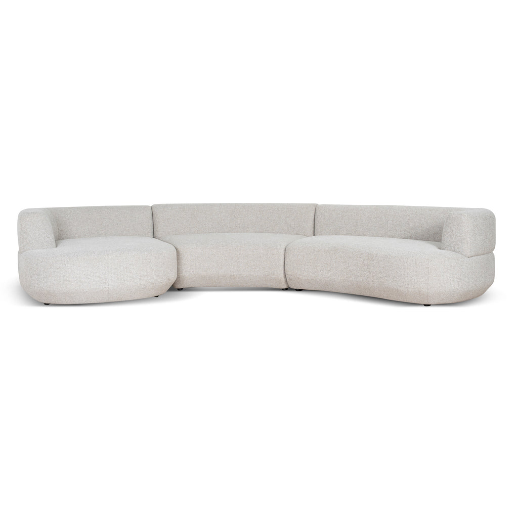Modular Left Chaise Sofa - Milan Beige