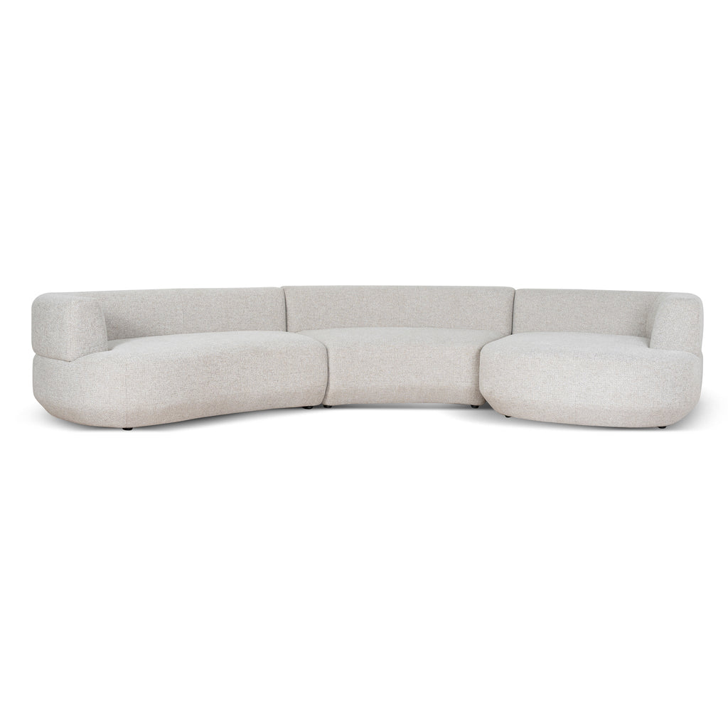 Modular Right Chaise Sofa - Milan Beige