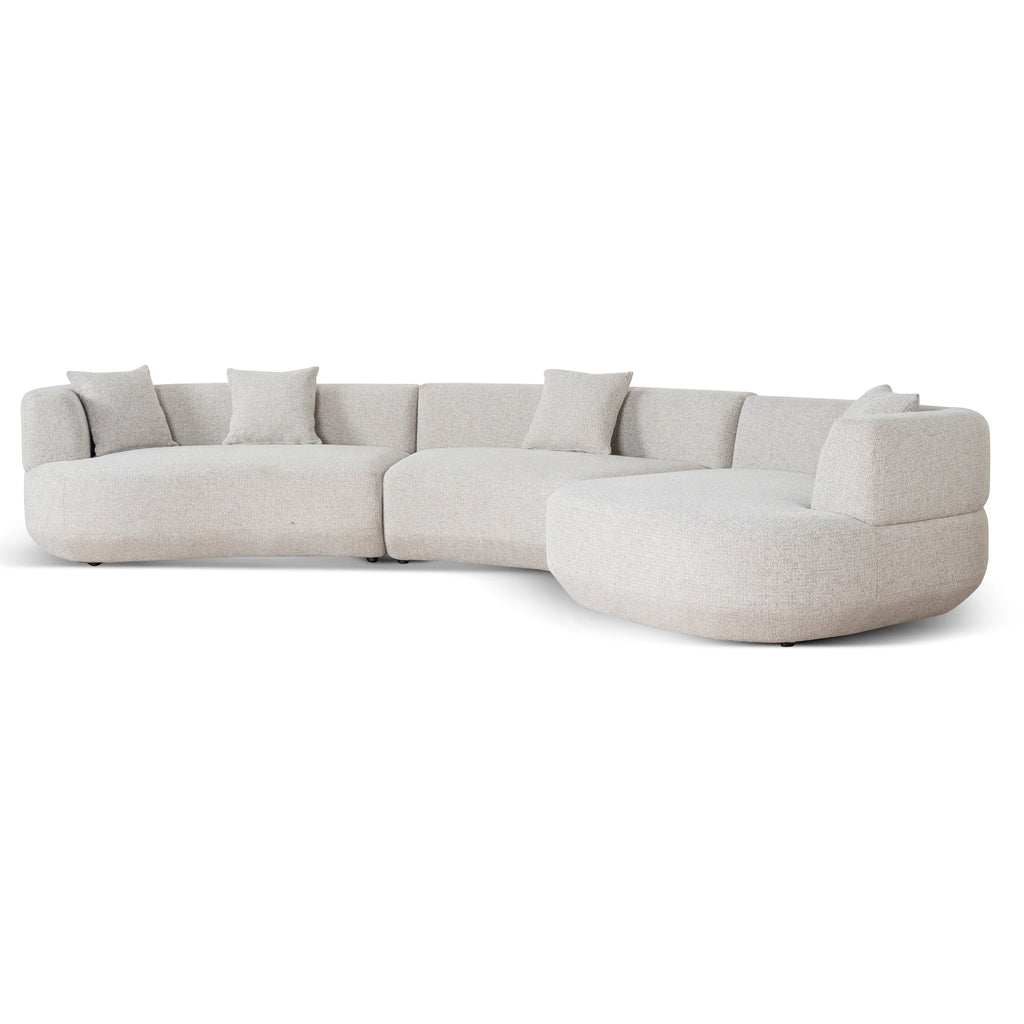 Modular Right Chaise Sofa - Milan Beige