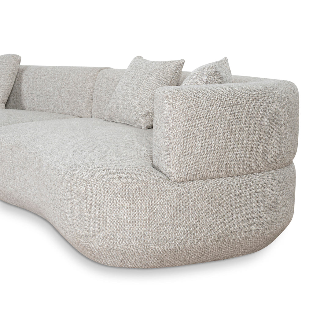 Modular Left Chaise Sofa - Milan Beige