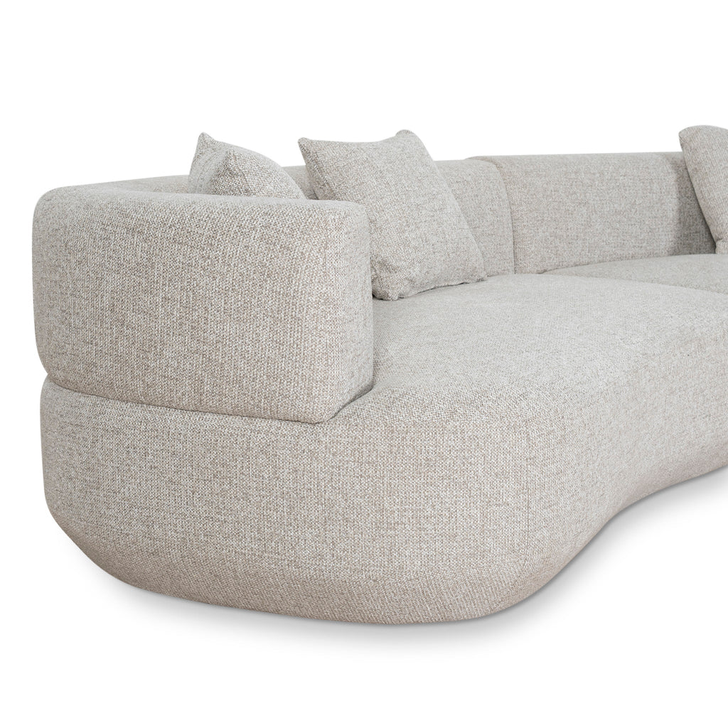 Modular Right Chaise Sofa - Milan Beige