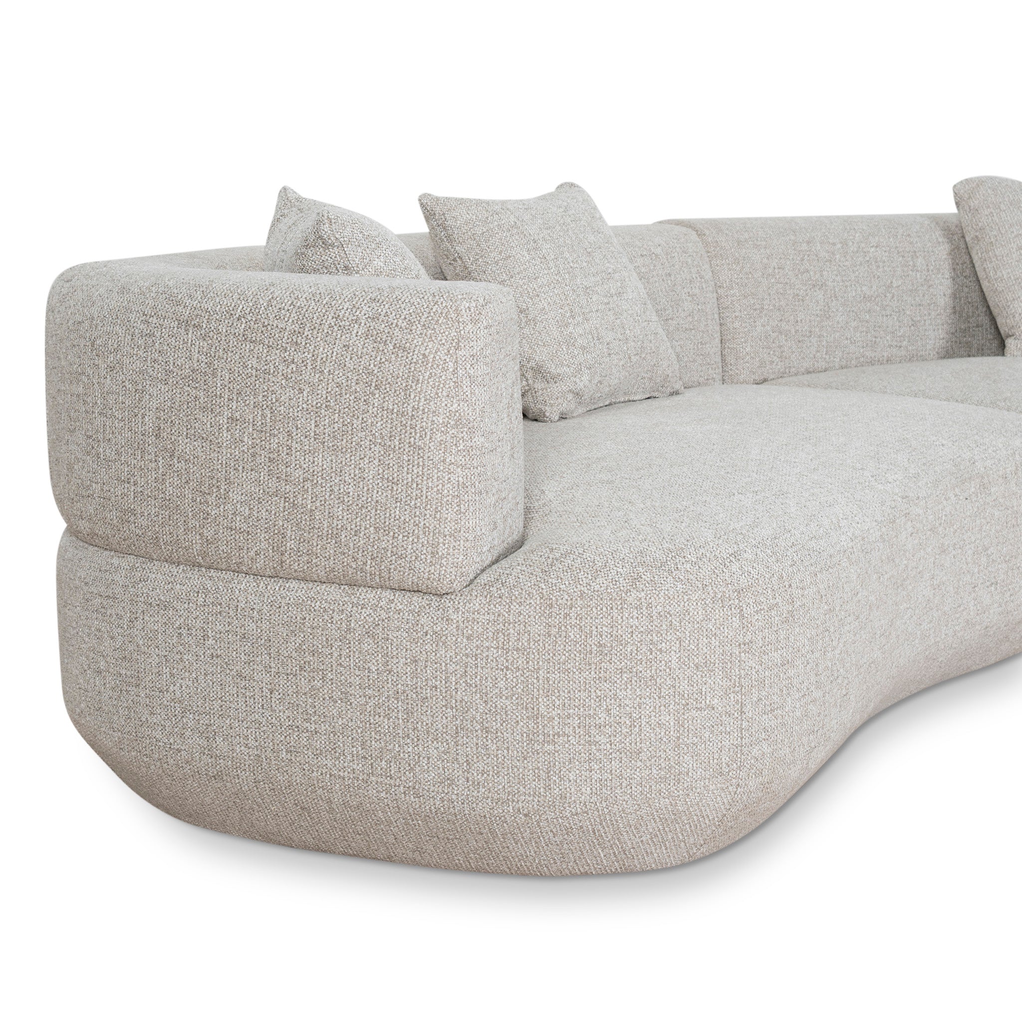 Modular Right Chaise Sofa - Milan Beige