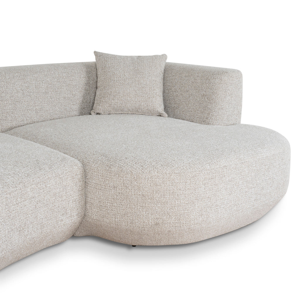 Modular Right Chaise Sofa - Milan Beige