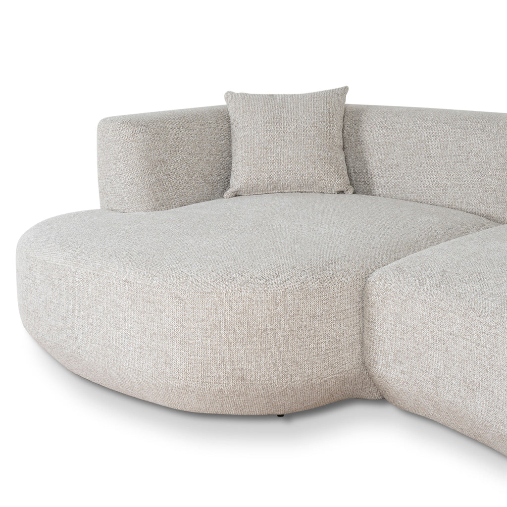Modular Left Chaise Sofa - Milan Beige