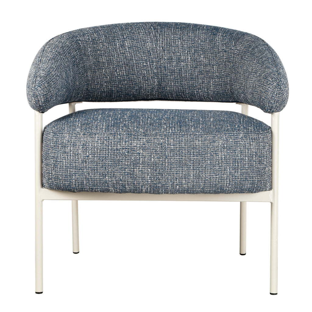 Fabric Armchair - Prussian Blue