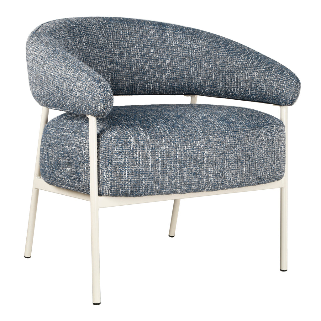 Fabric Armchair - Prussian Blue