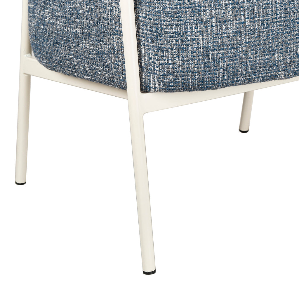 Fabric Armchair - Prussian Blue