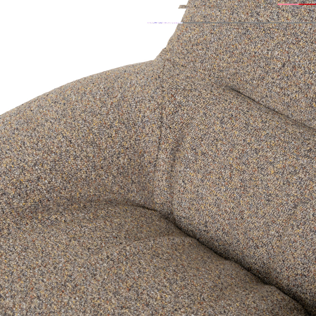 Swivel Ravello Lounge Chair - Granite Boucle