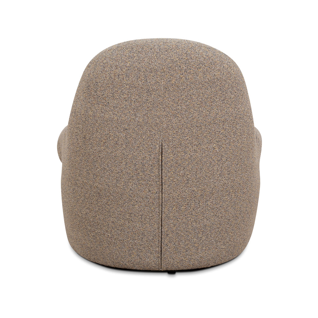 Swivel Ravello Lounge Chair - Granite Boucle