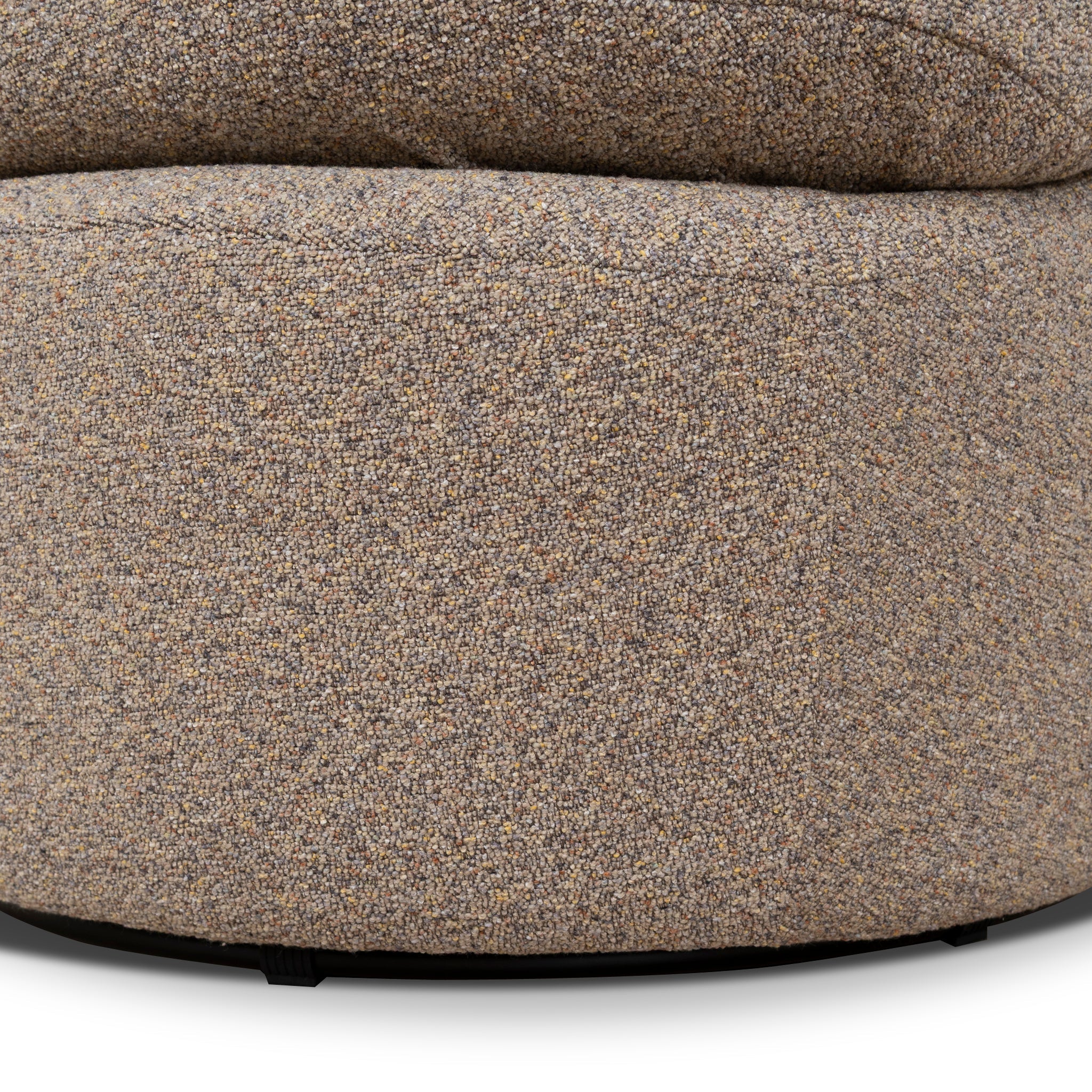 Swivel Ravello Lounge Chair - Granite Boucle